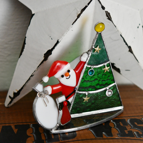 クリスマス☆ステンドグラス☆サンタクロース