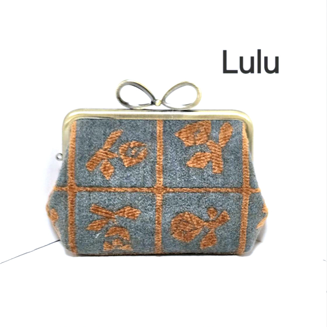ミナペルホネン Lulu 親子がま口（リボン）財布