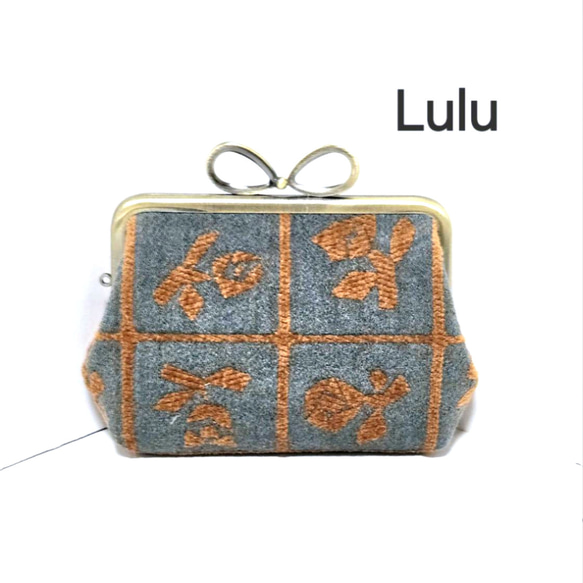 ミナペルホネン Lulu 親子がま口（リボン）財布 ミナペルホネン Lulu 親子がま口（リボン）財布