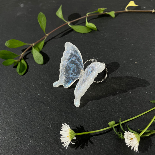 イヤーカフ】氷の蝶（片耳用） イヤーカフ カラスのコフレ 通販