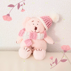 ぬいぐるみ用】 肩掛けバッグ2つセット（スイカ） あみぐるみ もち