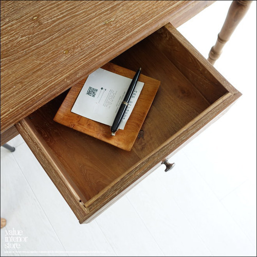 チーク無垢材 ヴィンテージデスクAnq/E 机 アンティークテーブル 什器