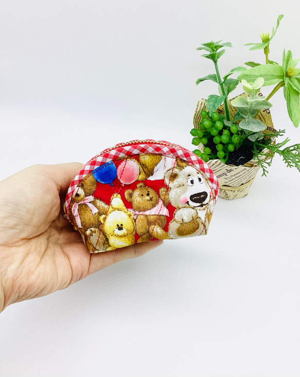 入手困難 madrid マドリッド ハエ柄 80'sビンテージポーチ 小銭入れ リバティプリント お財布型マルチポーチ #187c Strawberry Thief