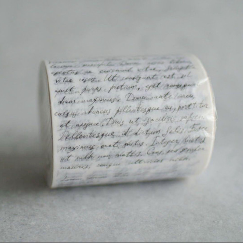 マスキングテープ 和紙 英字 筆記体 装飾 コラージュ素材 海外マステ