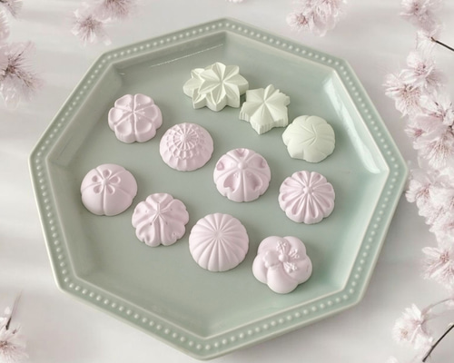 スイーツのようなアロマストーン☆12個セット お干菓子 落雁 和三盆