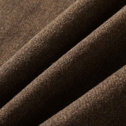 ウール混合ダブルボタンコート ブラウン 知的で大人雰囲気に ウールコート ロングコート ダブルボタンコート