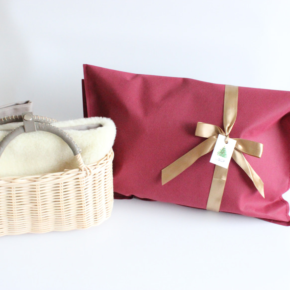 【超值福袋】藤編籃手拿包（附有適合秋冬季的圍巾袋）2種顏色可選♪採用天然素材手工編織而成。 第19張的照片