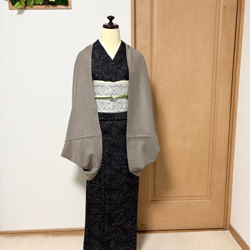 秋冬◇ベージュブラウン◇モモンガコート◇マーガレットコート 着物