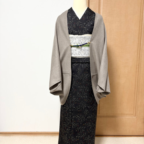 秋冬◇ベージュブラウン◇モモンガコート◇マーガレットコート 着物