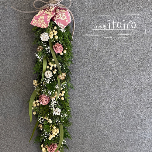 ガーランド　スワッグ　リース greensmiling_green-t711-mt334