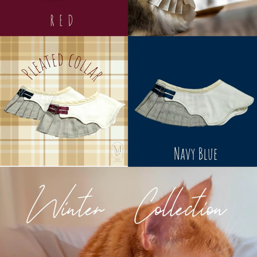 ハンドメイド わんちゃん ねこちゃん プリーツ＆フリル スタイ ペット