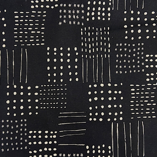 北欧風点と線柄【オーダー生地見本】 和装小物（帯・半襟） ようか  