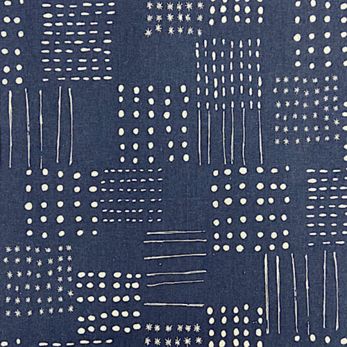 北欧風点と線柄【オーダー生地見本】 和装小物（帯・半襟） ようか  