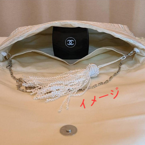 クリスマス限定]和風模様シルク着物帯の2waysクラッチバッグ クラッチ