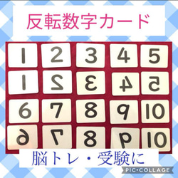 数字カード 反転 神経衰弱 小学校受験 おもちゃ・人形 may 知育学習
