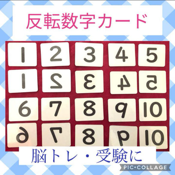 数字カード 反転 神経衰弱 小学校受験 おもちゃ・人形 11月