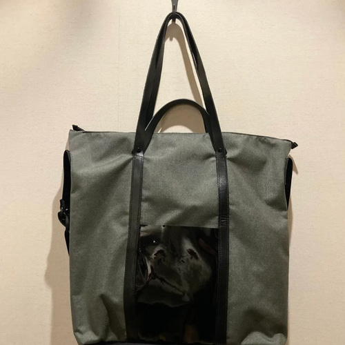 ハンドメイド トートバッグ コーデュラ ナイロン カモフラ