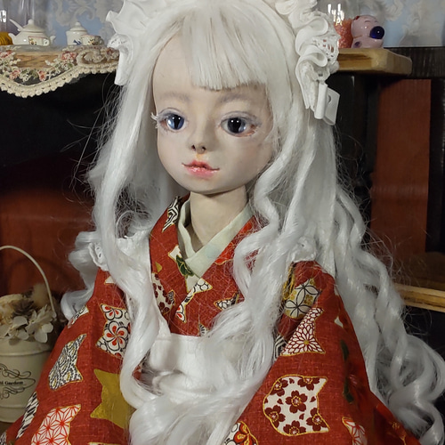 球体関節人形　「銀華猫」　少女人形　創作人形 球体関節人形「銀華猫」少女人形創作人形