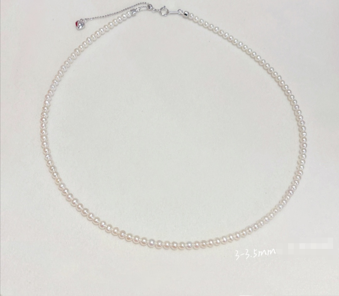 【高級】淡水真珠　ネックレスs925