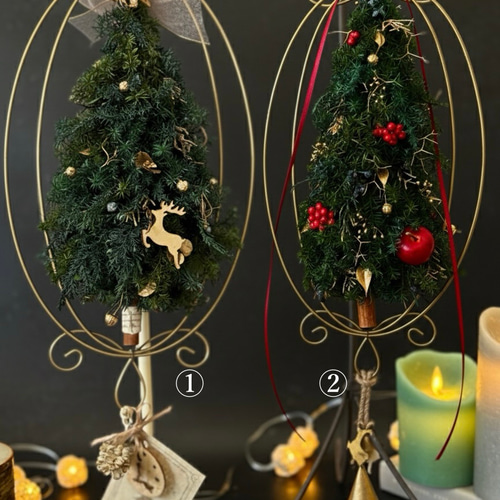 吊るせるクリスマスツリー＜2種＞＊ハンギングツリー＊360度ツリー