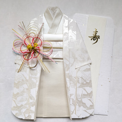 扇水引 飾り パーツ しめ縄 ラッピング お正月 お節飾り ヘアアクセ 髪