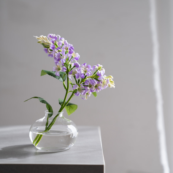（水換え不要）ライラックの小瓶挿し 4枚目の画像