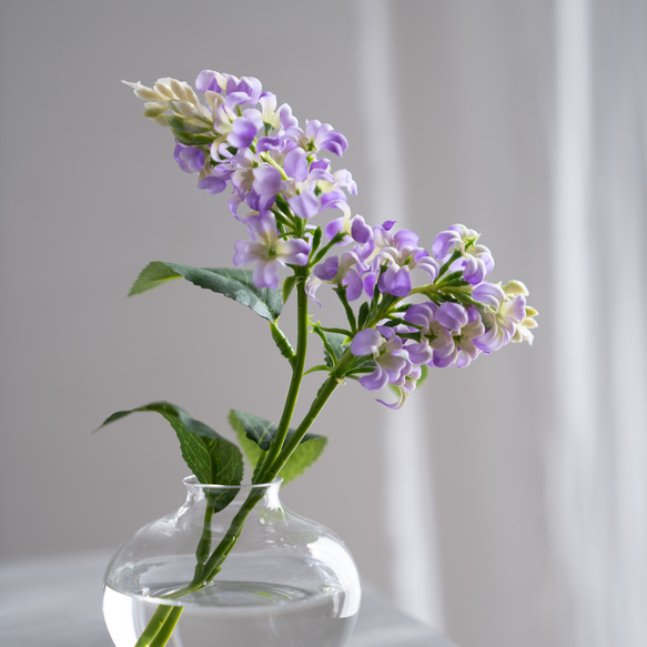 （水換え不要）ライラックの小瓶挿し 2枚目の画像