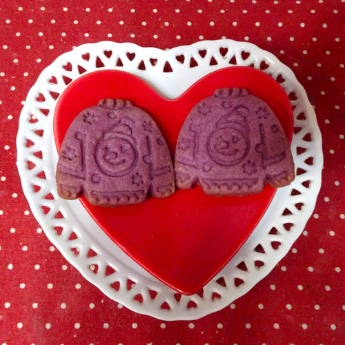 スノーマンの貼り箱にスノーマンのクッキー6種類詰め合わせ