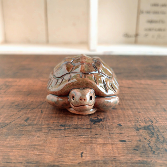 【カメ】 Amazon.co.jp: アニマルオブジェ カメ 高級 池 飾り 工芸品 カメ