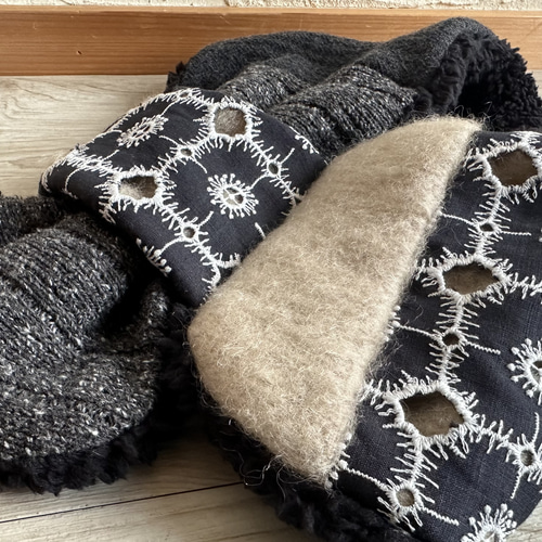 ミナペルホネン　 quartet マフラー 大人のコンパクトマフラー（ミナペルホネン） ＊ マフラー kekko 通販