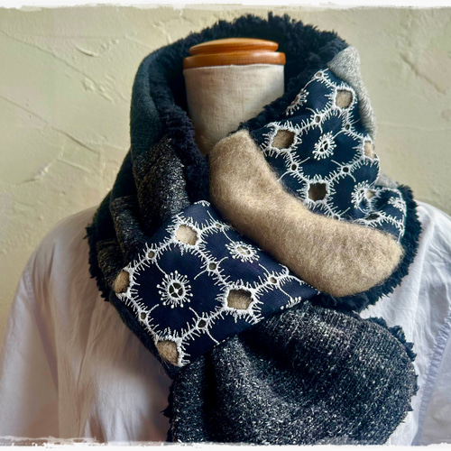 大人のコンパクトマフラー（ミナペルホネン） ＊ マフラー kekko 通販