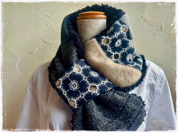 大人のコンパクトマフラー（ミナペルホネン） ＊ マフラー kekko 通販