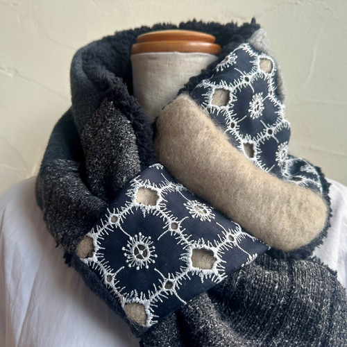 大人のコンパクトマフラー（ミナペルホネン） ＊ マフラー kekko 通販