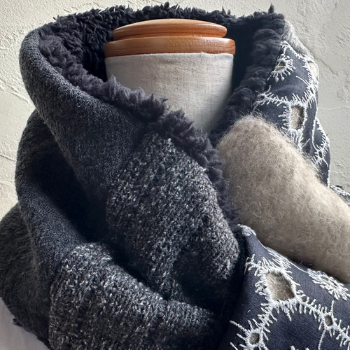 大人のコンパクトマフラー（ミナペルホネン） ＊ マフラー kekko 通販