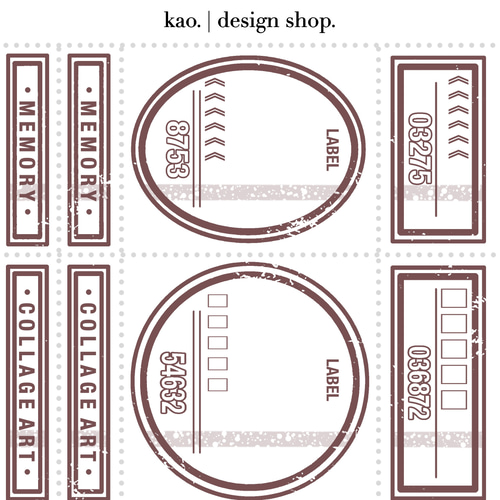 【コラージュ素材♡】ナンバリングメモ 100枚 コラージュ素材♡】ナンバリングメモ 100枚