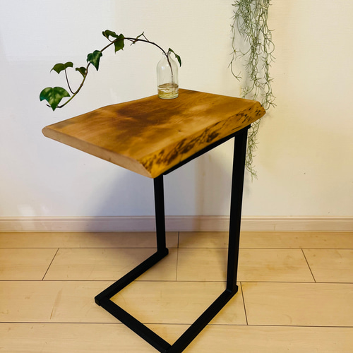 無垢材サイドテーブル 天然木 楓 家具 【公式通販】