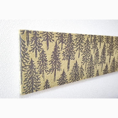 ミナペルホネン ファブリックパネル メッツァ イエロー グレー