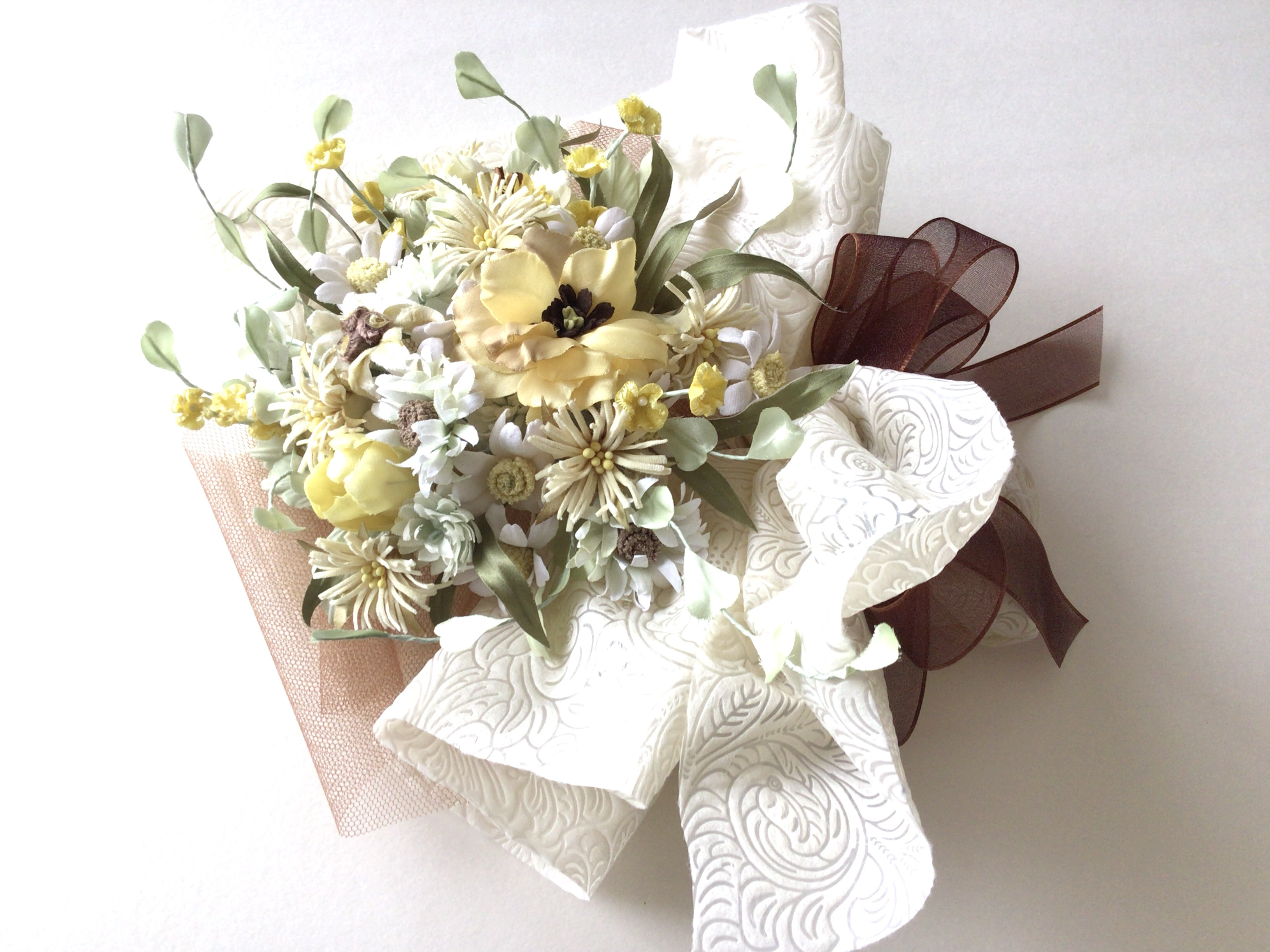 独特な 【送料無料】 布花作品♡壁掛け その他