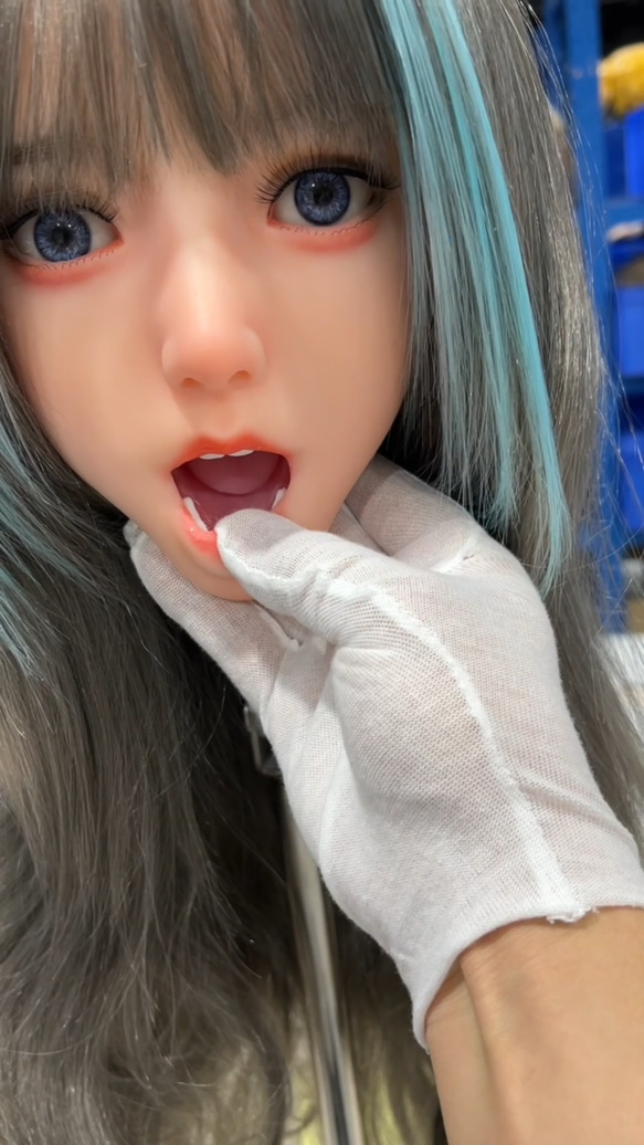 リアルドールヘッド　等身大ドール　ウイッグ付　リアルドール　マネキン　M16ネジ リアルドールヘッド 等身大ドール ウイッグ付 リアルドール