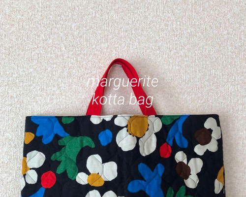 new◯margueriteハンドメイド レッスンバッグ ミナペルホネン