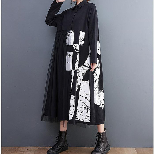 大きいサイズ レディース 秋 冬 ワンピース ロング 新品 長袖 春