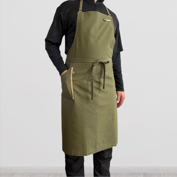 NEIGHBORHOOD 迷彩エプロン カーキ NEIGHBORHOOD 迷彩エプロン カーキ