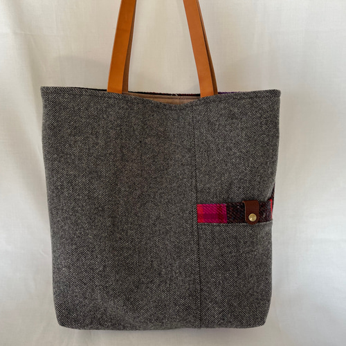 【新品未使用】トートバッグ　ハリスツィード Amazon | [TAILORMAP] [ハリスツイード]HARRIS TWEED トート