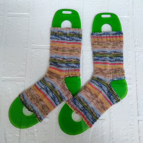 Opal毛糸 ヴィンセント・ヴァン・ゴッホ】手編み ヨガソックス 靴下