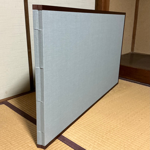 風炉先屏風（箱あり） 茶道具】金張風炉先屏風（合わせ紙箱）送料込