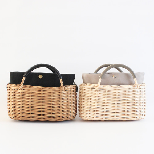 カープ ラタンユニフォーム型ポシェット カゴ 籐 ラタンのカゴ