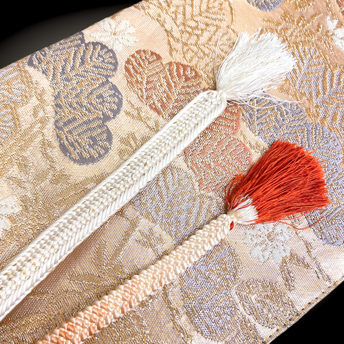 ウエスト 65〜95cm 刺繍 煌めくサッシュベルト 帯ベルト 帯リメイク