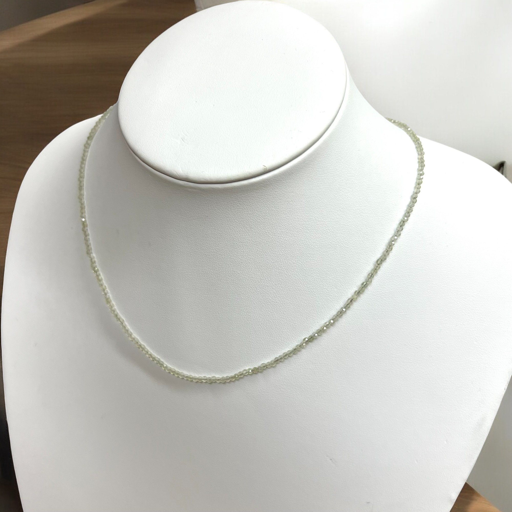 プレナイト(天然石)ネックレス　l-bdaa010n