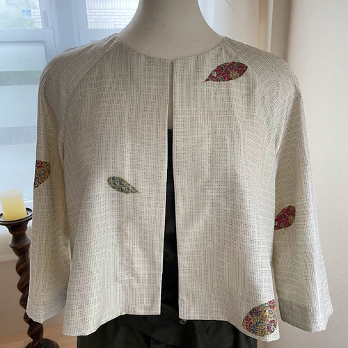 着物リメイクセミオーダー（ラグラン袖1枚仕立てジャケット