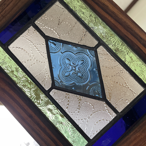 ステンドグラス パネル 大正ロマン クラシカルダイヤ その他インテリア